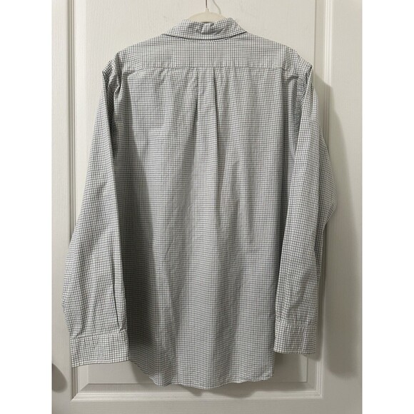 Ralph Lauren Mens 17 1/2 Custom Fit Long Sleeve Purple Check Button Up Pony - Picture 2 of 6